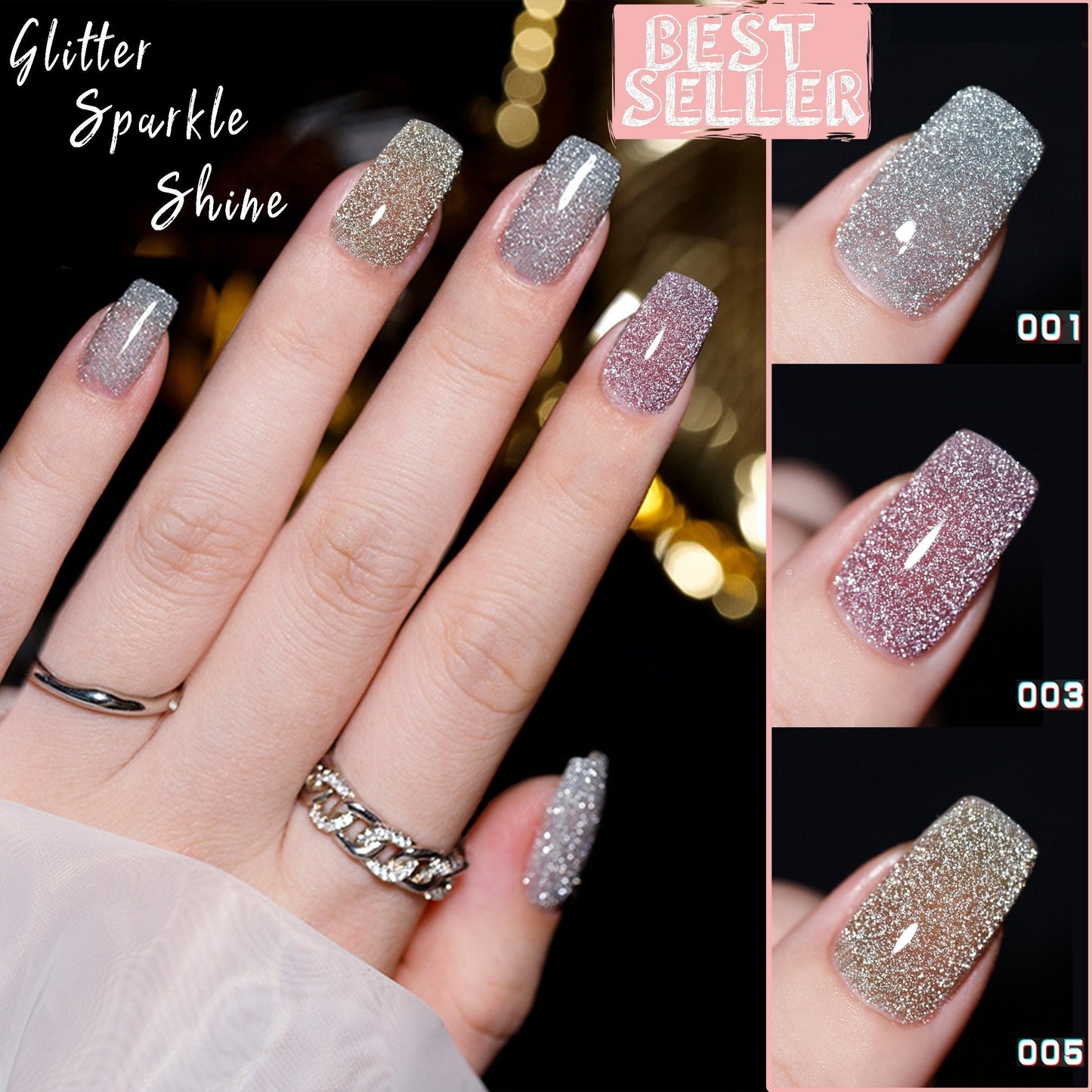 đ2024 New Arrival- 50% RABATTđ„High Density Glitter Nagellack