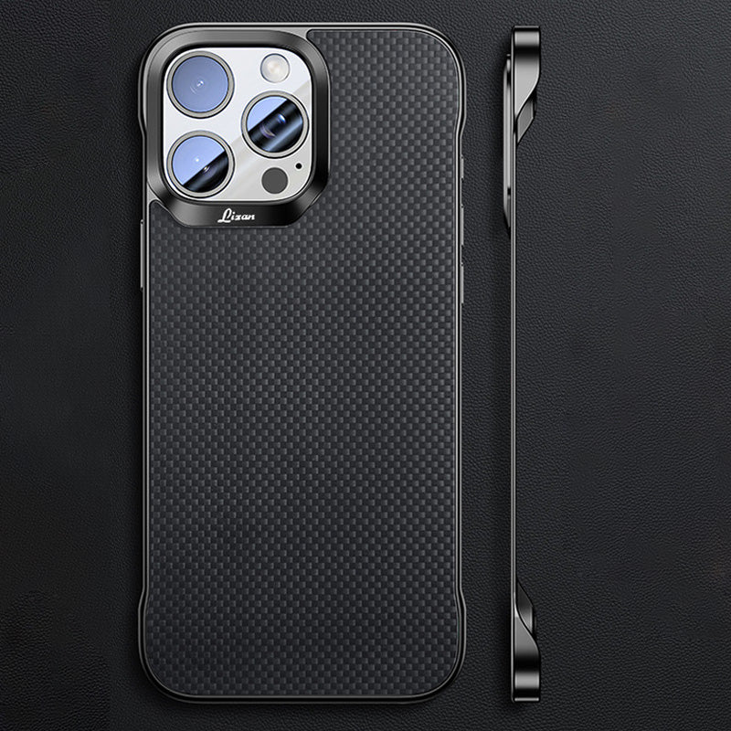 Magnetiskt stötsäkert telefonfodral med Kevlar-textur
