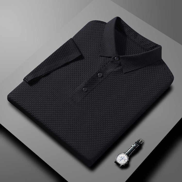 Herr Ice Silk Andas Slim Business Kortärmad