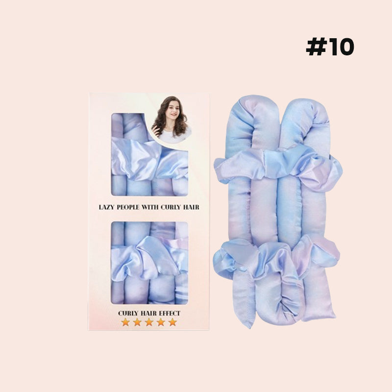 đž Satin Heatless Curling Rod Kit - enkla lockar, en hĂ„rvĂ€nlig skönhetshemlighet!