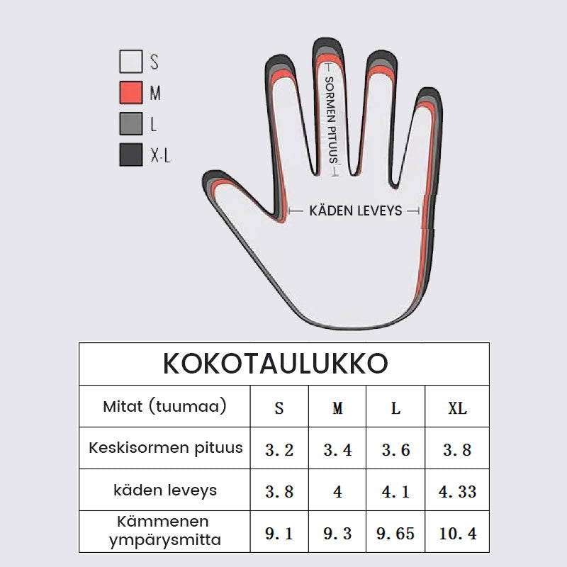 🎉Unisex vattentäta vinterhandskar med pekskärm