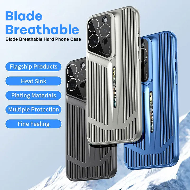 Blade andningsbart hÄrt mobilskal