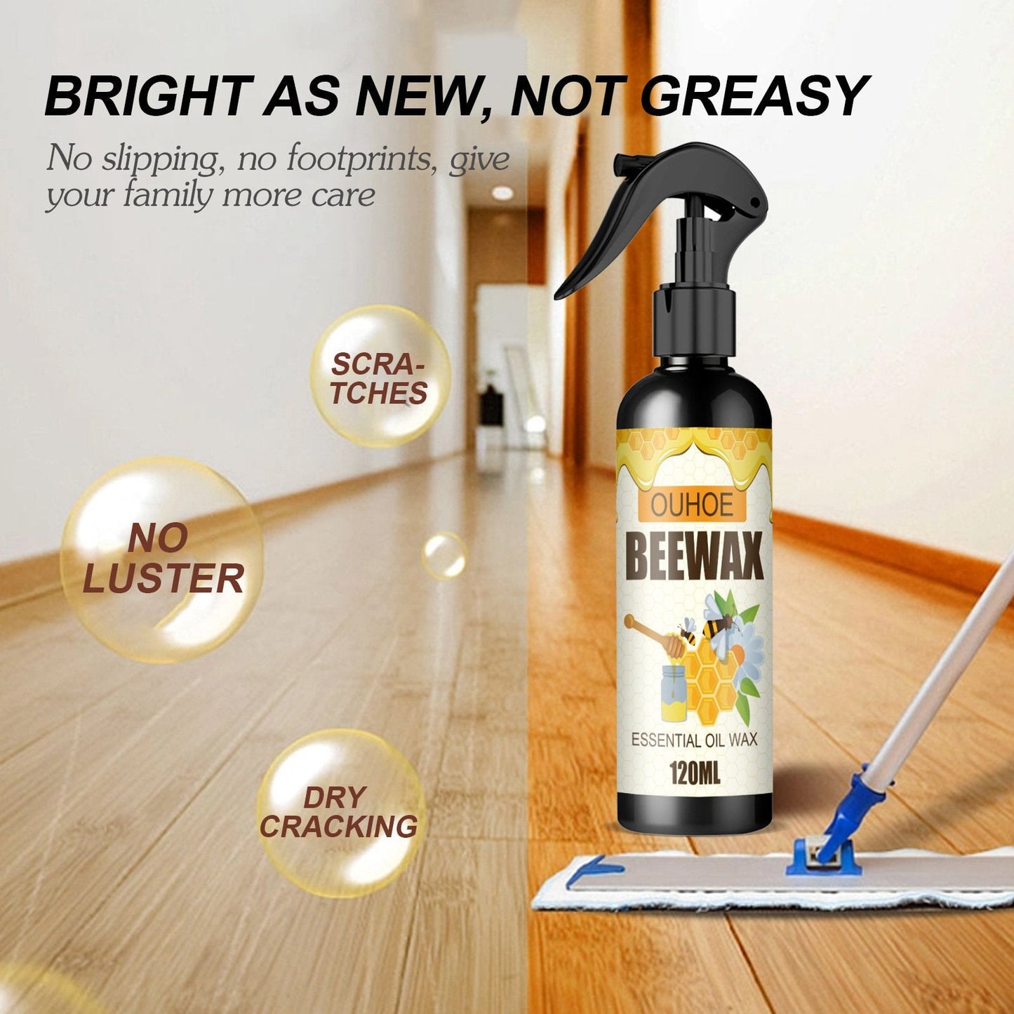 š„Natural Micromolecule Beeswax Spray