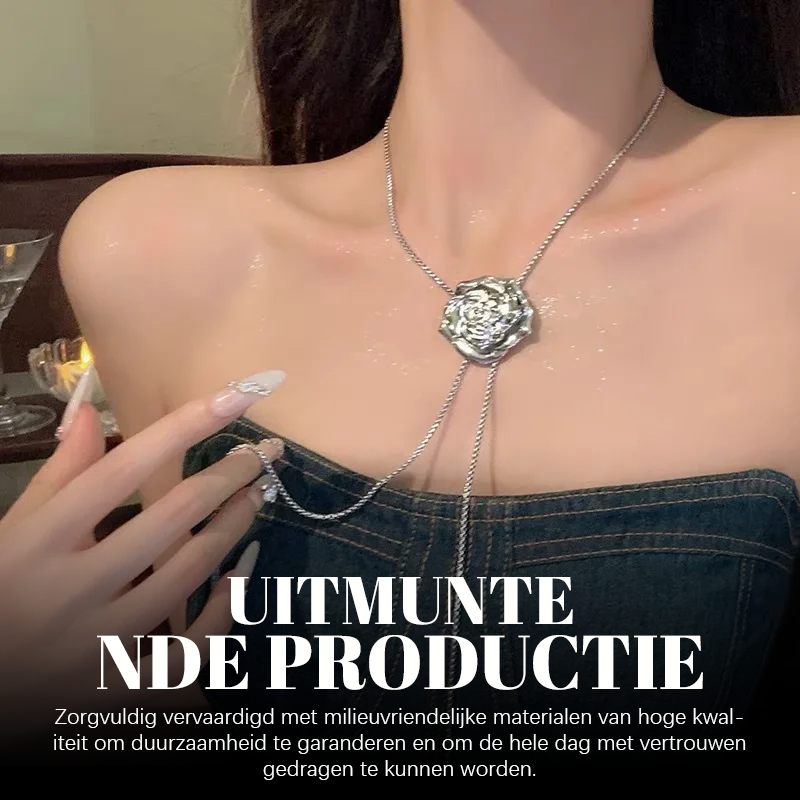 Dragbart Silver FjÀril/Ros Halsband