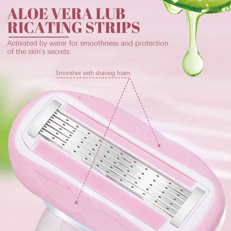 Smörjande hårborttagningshyvel-Innehåller aloe vera gelblad