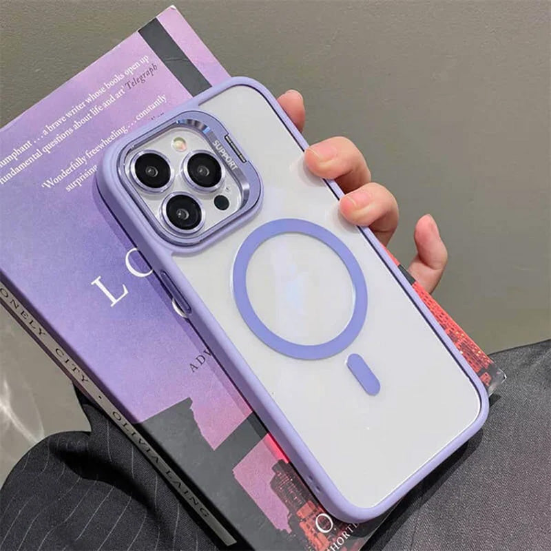 đ„Osynlig kamerafodralhĂ„llare med magnetiskt telefonfodralđ„Med linsfilm i samma fĂ€rg