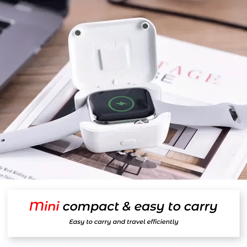 đ„Superdeal! 38% Rabatt! â BĂ€rbar TrĂ„dlös Powerbank för Smartklockor