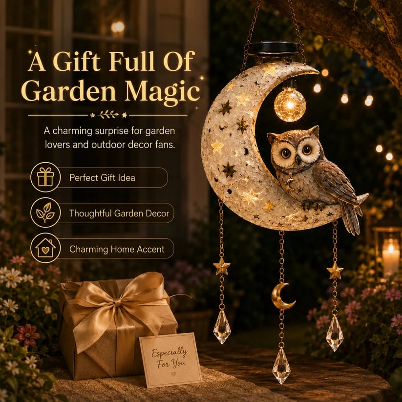 š„Last Day 50% OFF -šSolar Owl Moon Garden Lightš¦