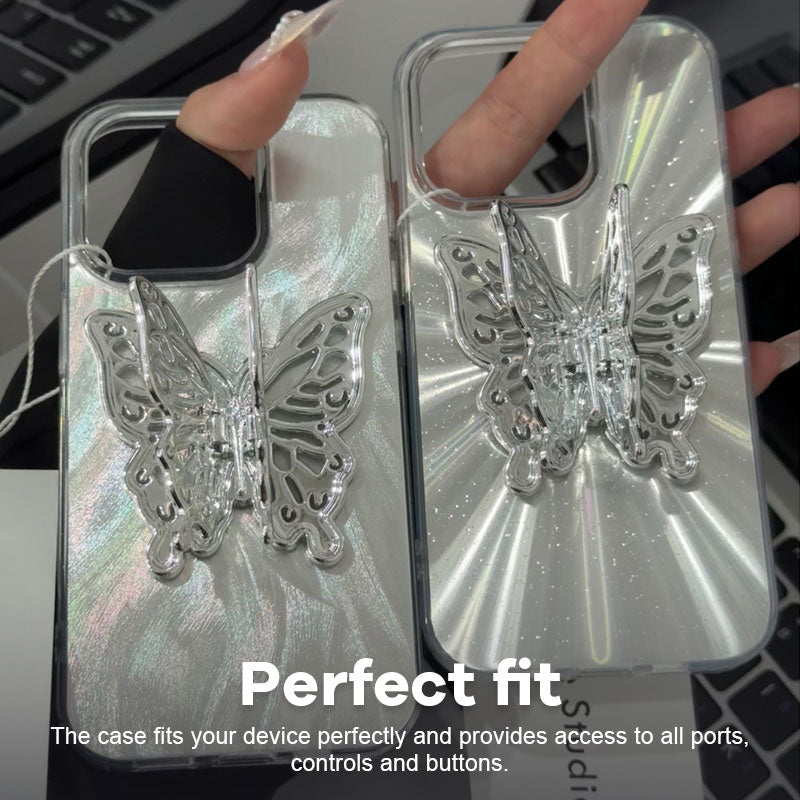 Shining Butterfly Holder Telefonfodral