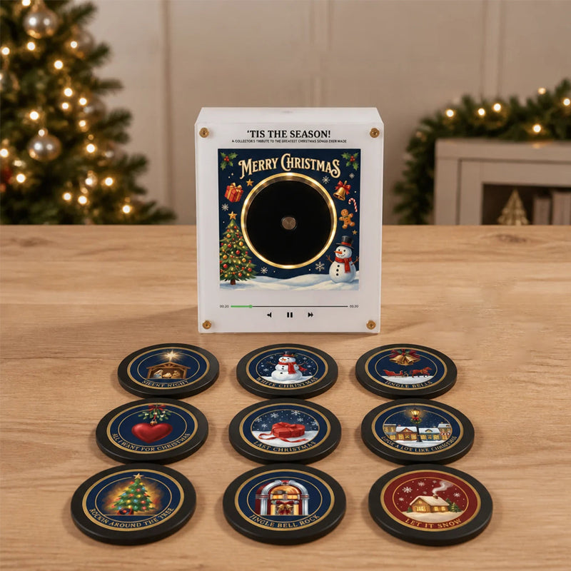 🎄 Interactive Musical Christmas Fridge Magnet | 9 Built‑in Classic Holiday Tunes Kitchen Decor