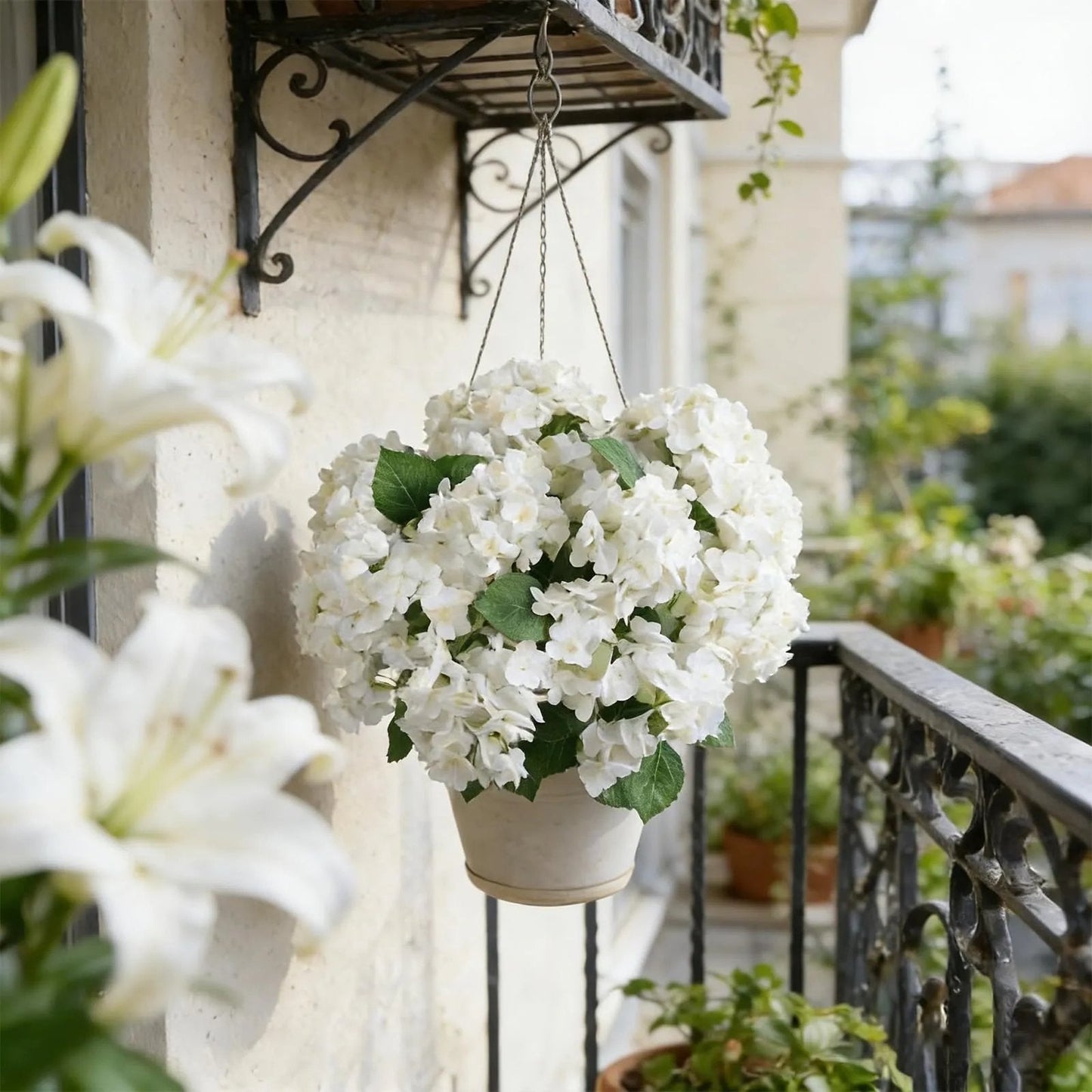 🌼Artificial hydrangeas for outdoor use – UV-resistant, waterproof, and wind-resistant💐🌸