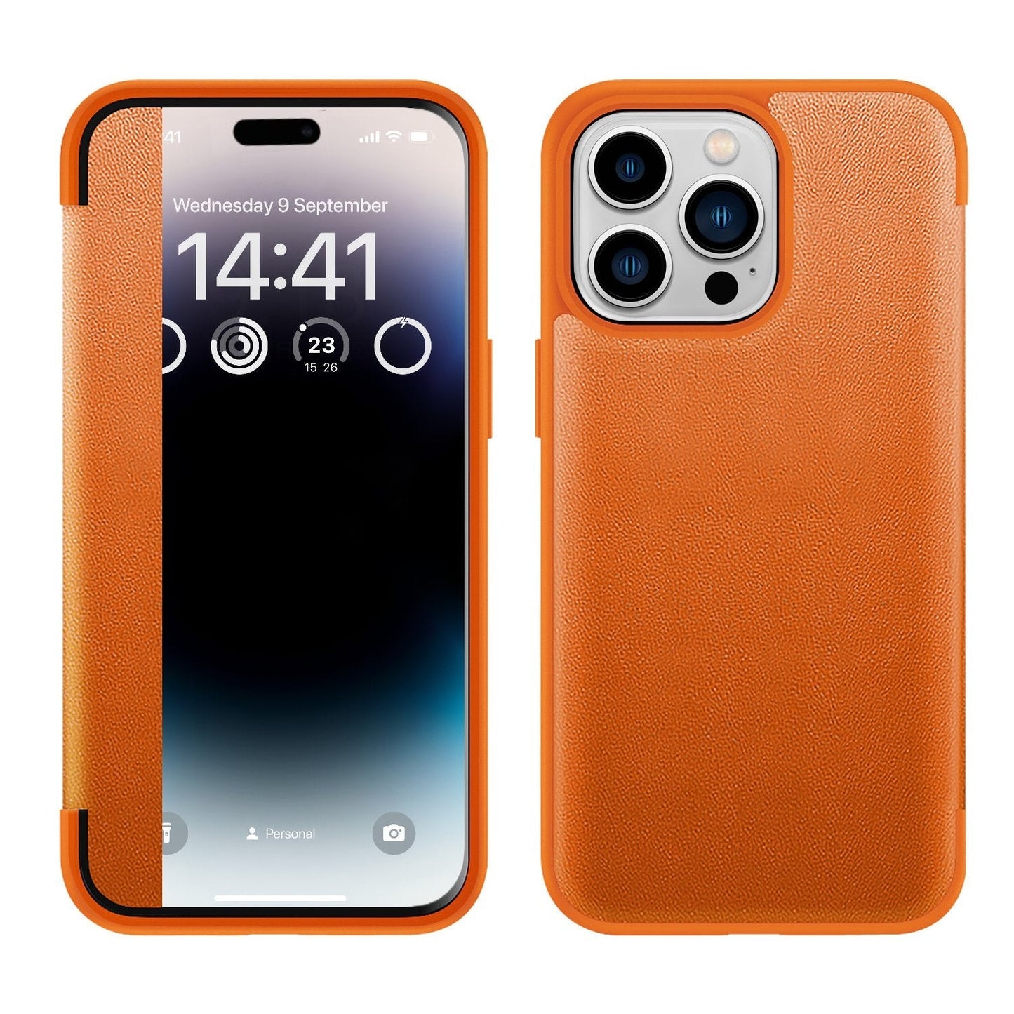 Business Series View Window Flip Folio LĂ€derfodral Skydd(đ„16-serien telefonvĂ€skor Ă€r nu pĂ„ försĂ€ljning)