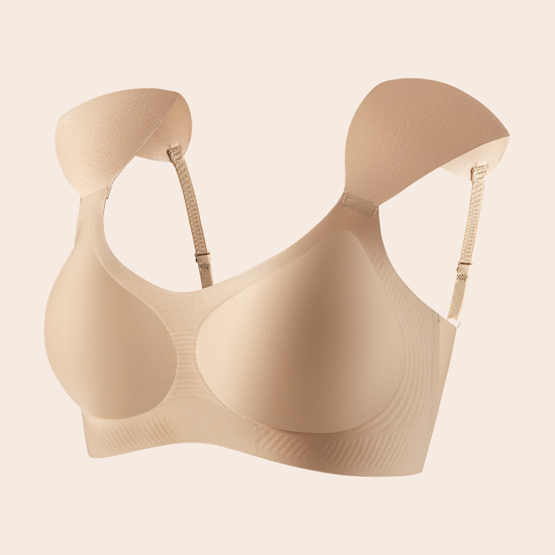 Rätvinklad axelvadderings-bh – Mjukt stöd med ett rent, modernt utseende ✨