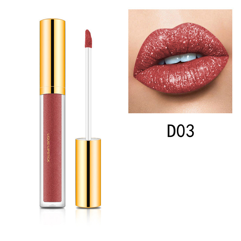 Hot sale-Metallic flytande diamantglitter läppstift🔥Köp 1 få 1 gratis