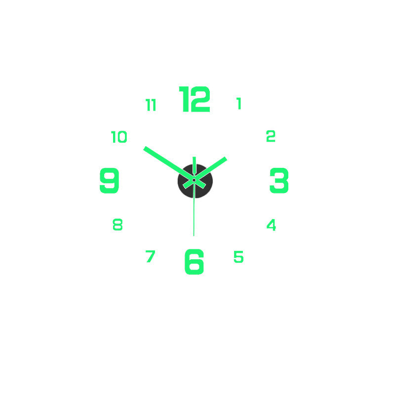 π°οΈ LIMITED-TIME 50% OFF! π₯ 3D DIY Luminous Acrylic Wall Clock Set β Silent Movement, Drill-Free, Custom Size β¨