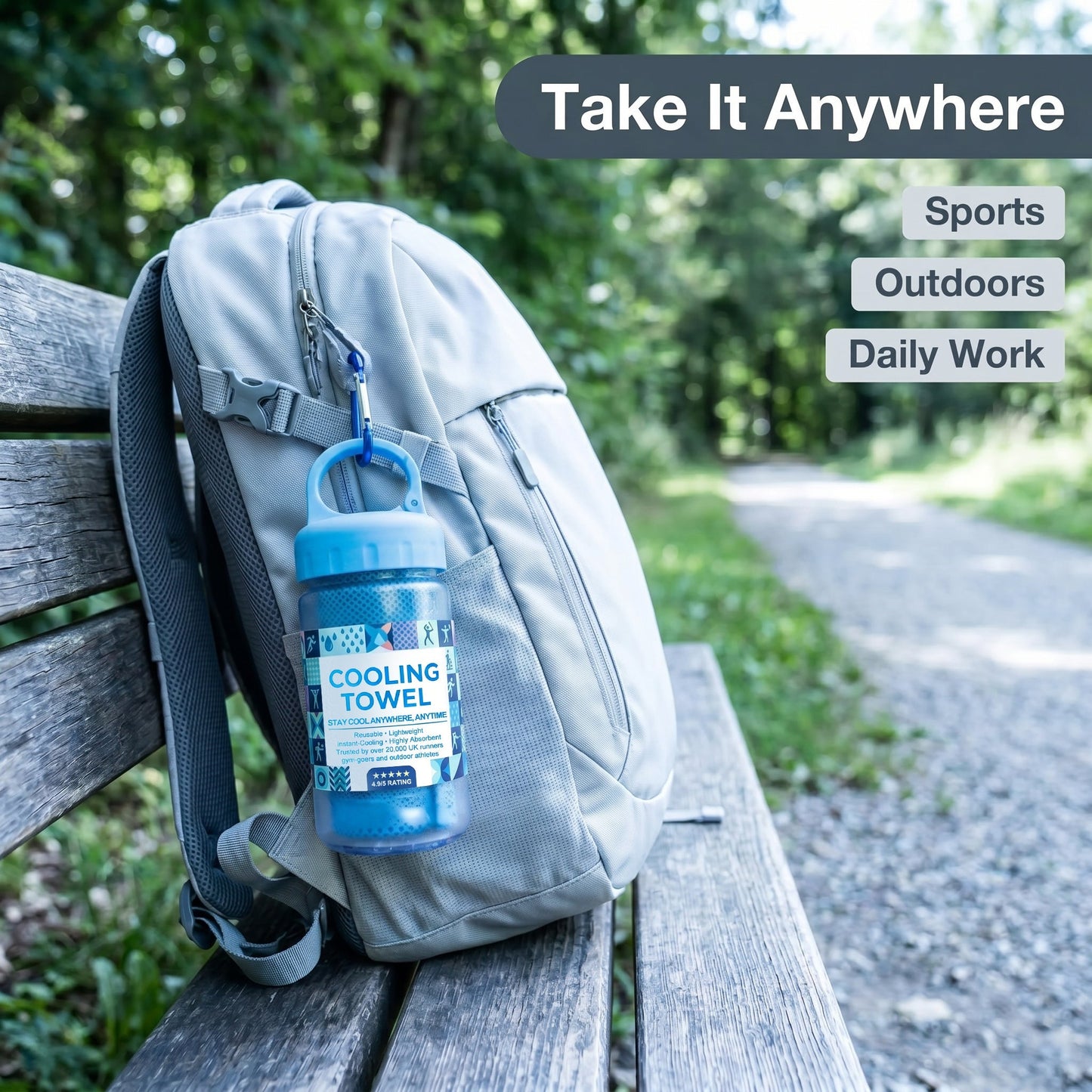 ⏰Last Day Buy 1 Get 1 Free❄💦Cold Sweat Towel You Can Use Anywhere, Anytime! Reusable Soft Absorbent Cooling Portable– US Ready!