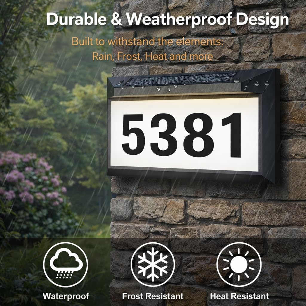 Stainless Steel Doorplate Light