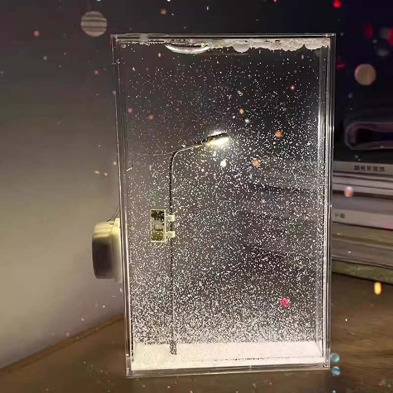 DIY Handgjort materialpaket - snönattlampa ❄️💡