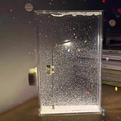 DIY Handgjort materialpaket - snönattlampa ❄️💡