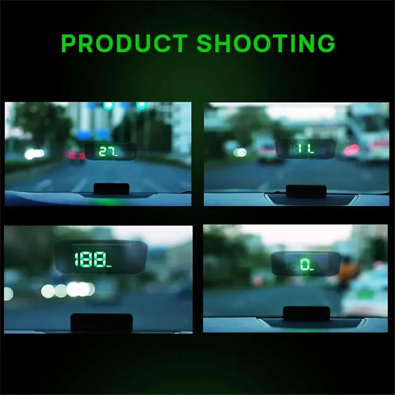 🔥🔥Head-up-display för bil med GPS och digital hastighetsmätare