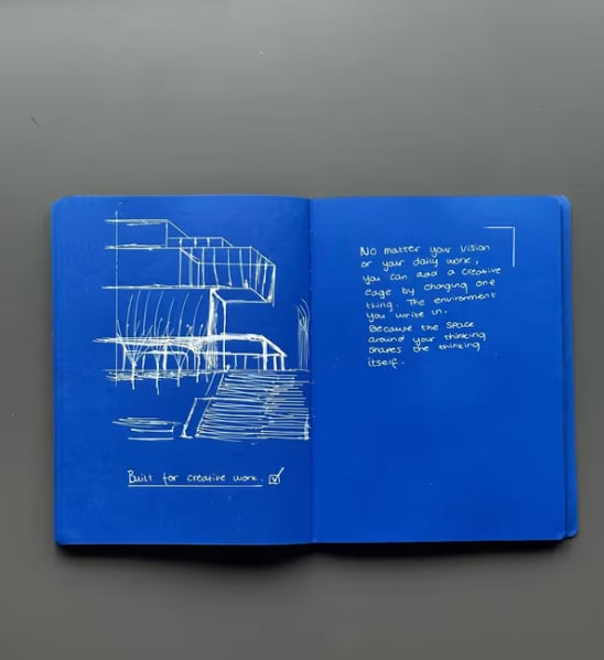 📘 Notedfy Think Blue Notebook – A Different Page for Better Ideas 💙