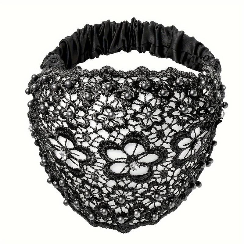 🔥Hot Sale-kampanj 49% rabatt🎁 Boho-chica kristall- och pärlprydda breda pannband för kvinnor
