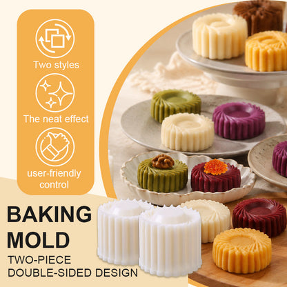 2-in-1 Double-Sided Pastry Mold for DIY Desserts