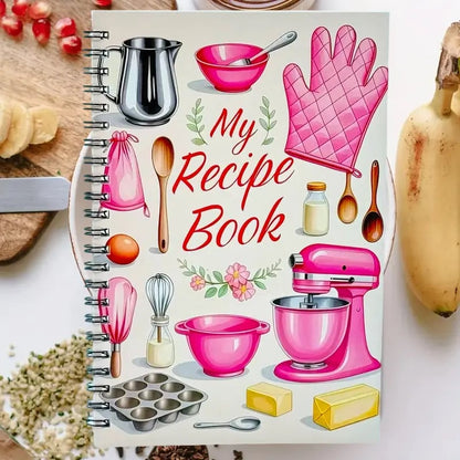 🔥Slitstark spiralreceptanteckningsbok✨