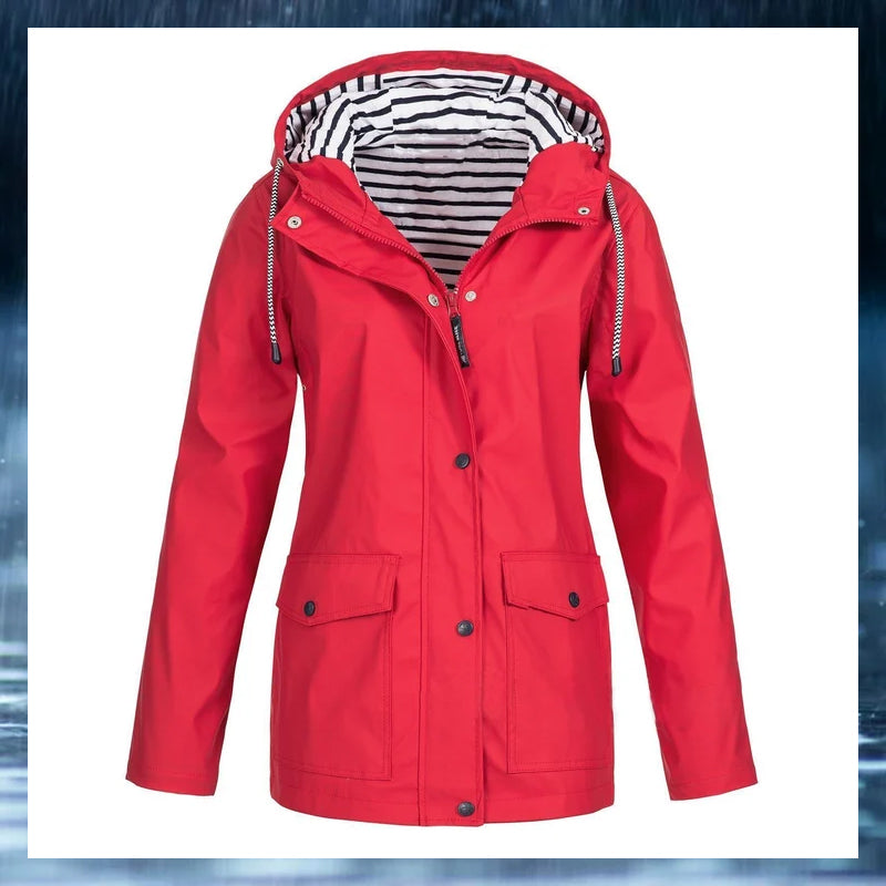 Vattentät och vindtät jacka