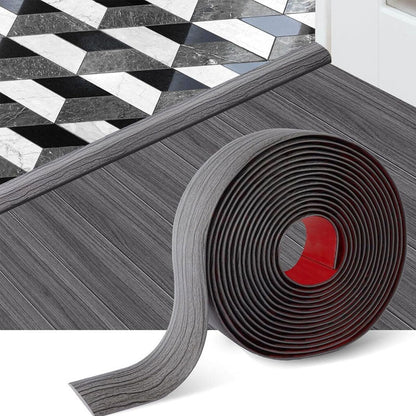 ✨ Self-Adhesive Floor Transition Strip – Flexible PVC, Peel-and-Stick, Smooth Finish 🚪