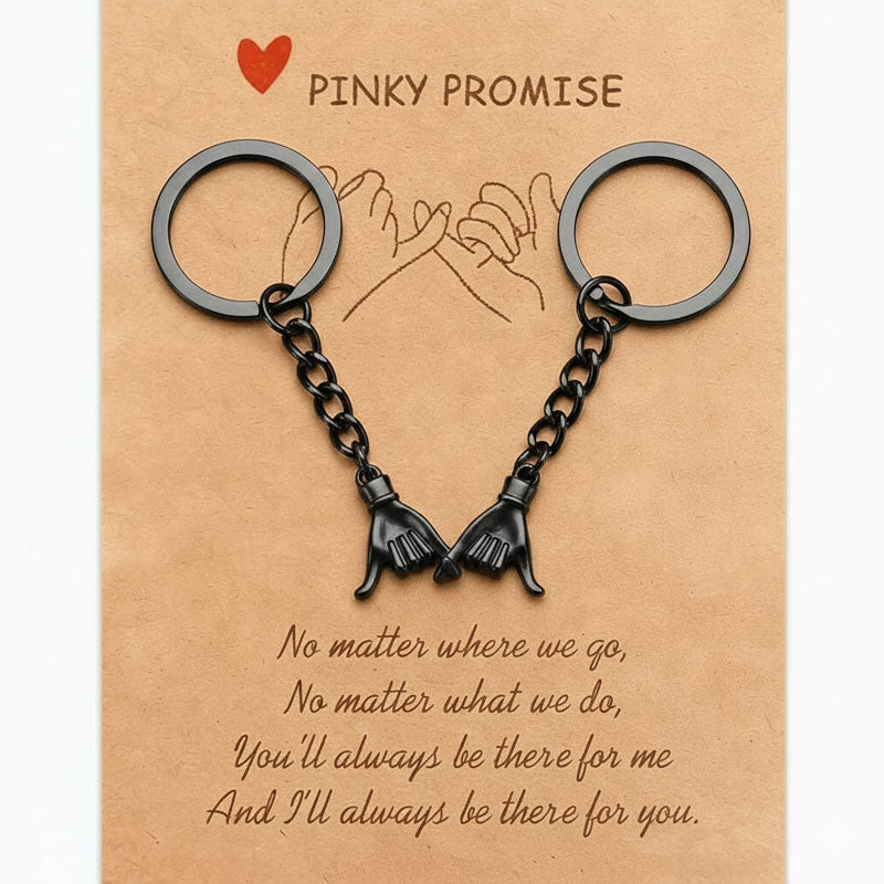 Pinky Promise Par Nyckelringsset