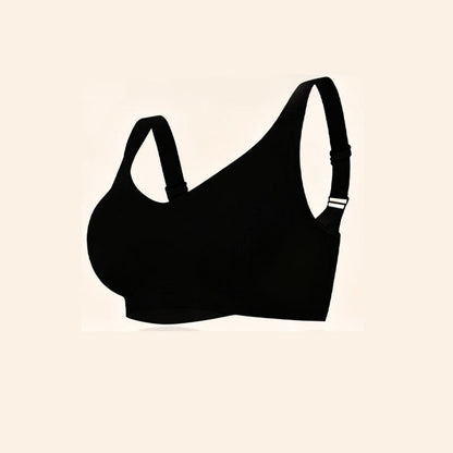 Sömlös och bygelfri sport-bh i plusstorlek