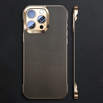 Magnetiskt stötsäkert telefonfodral med Kevlar-textur