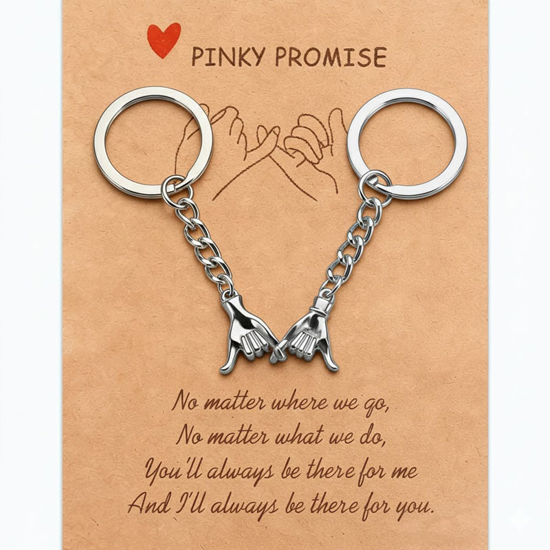 Pinky Promise Par Nyckelringsset