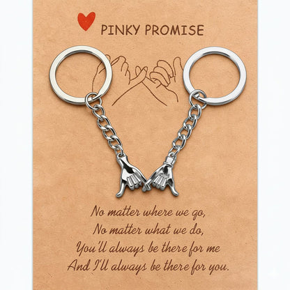 Pinky Promise Par Nyckelringsset