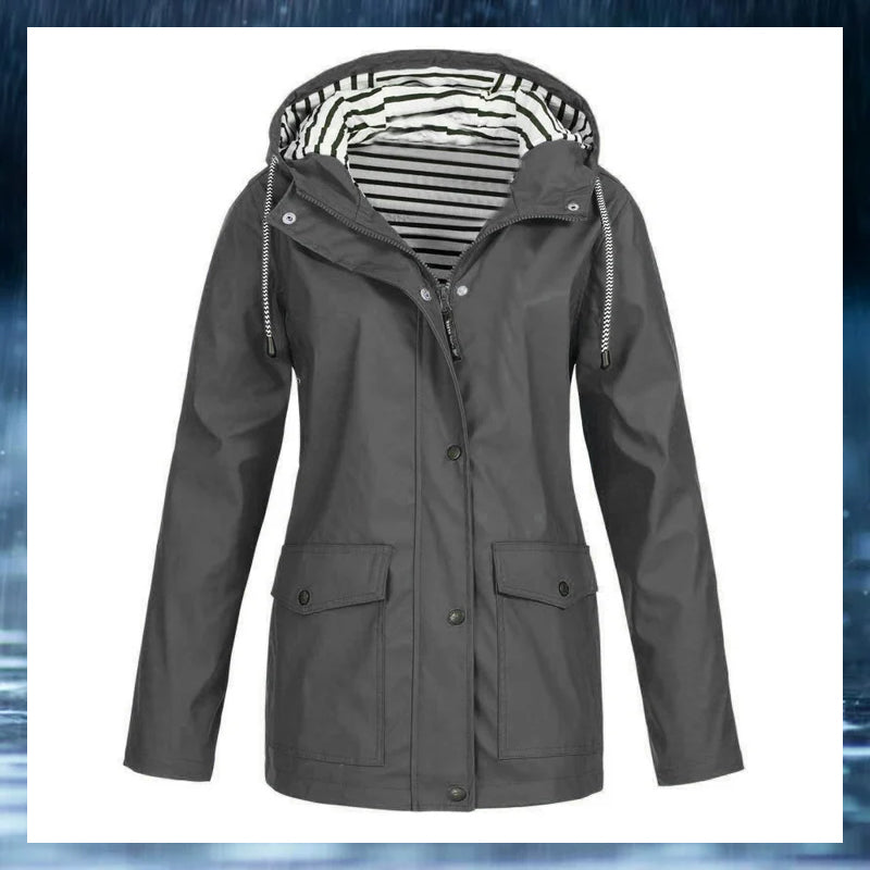 Vattentät och vindtät jacka