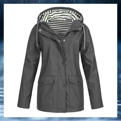 Vattentät och vindtät jacka