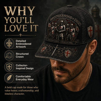 ⚔️Templar cap - Bound by honour, forged in steel 🛡️