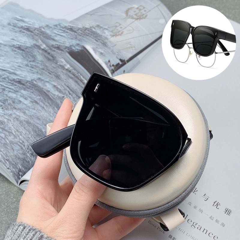 💥 Innovativa dubbelmodiga clip-on-solglasögon för glasögonbärare💥