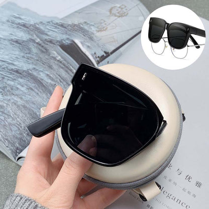 💥 Innovativa dubbelmodiga clip-on-solglasögon för glasögonbärare💥