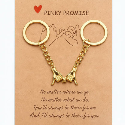 Pinky Promise Par Nyckelringsset