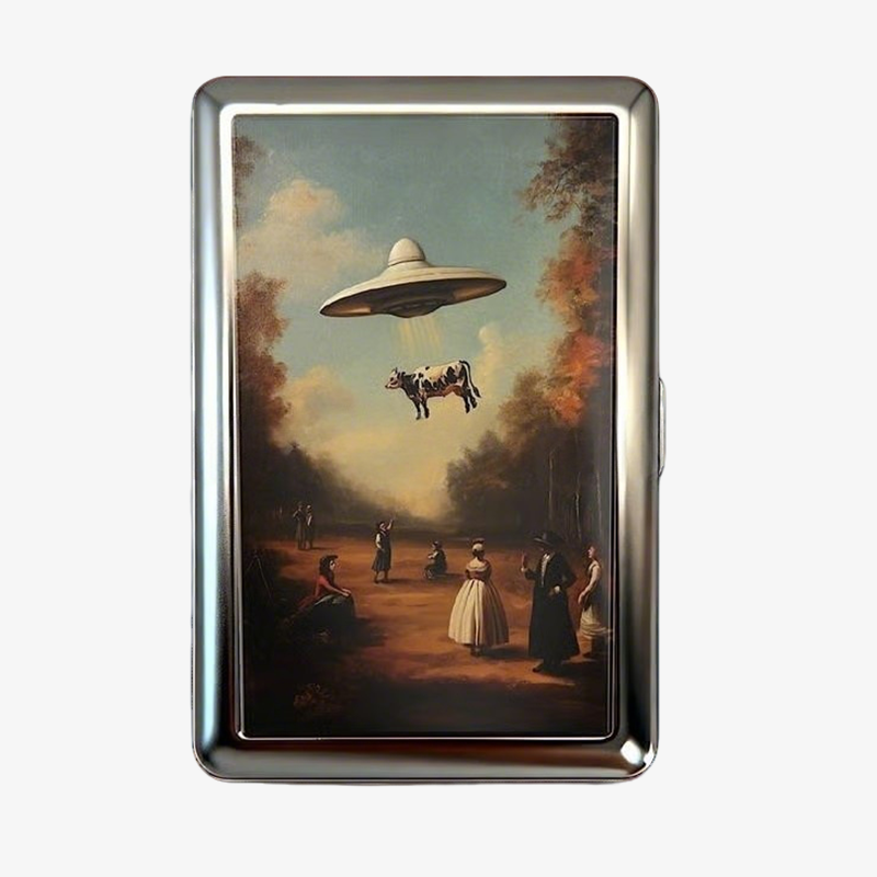 🎨 Vintage Art-korthållare – Bär konsten i fickan