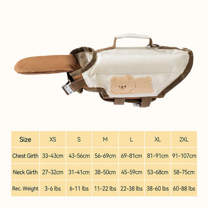 Animal-shaped Dog Life Jackets Swimsuits And Pet Buoyancy Suits