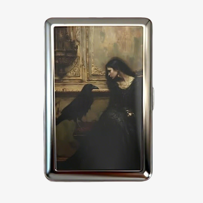 🎨 Vintage Art-korthållare – Bär konsten i fickan