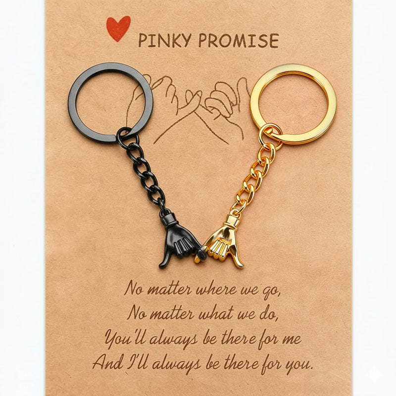 Pinky Promise Par Nyckelringsset