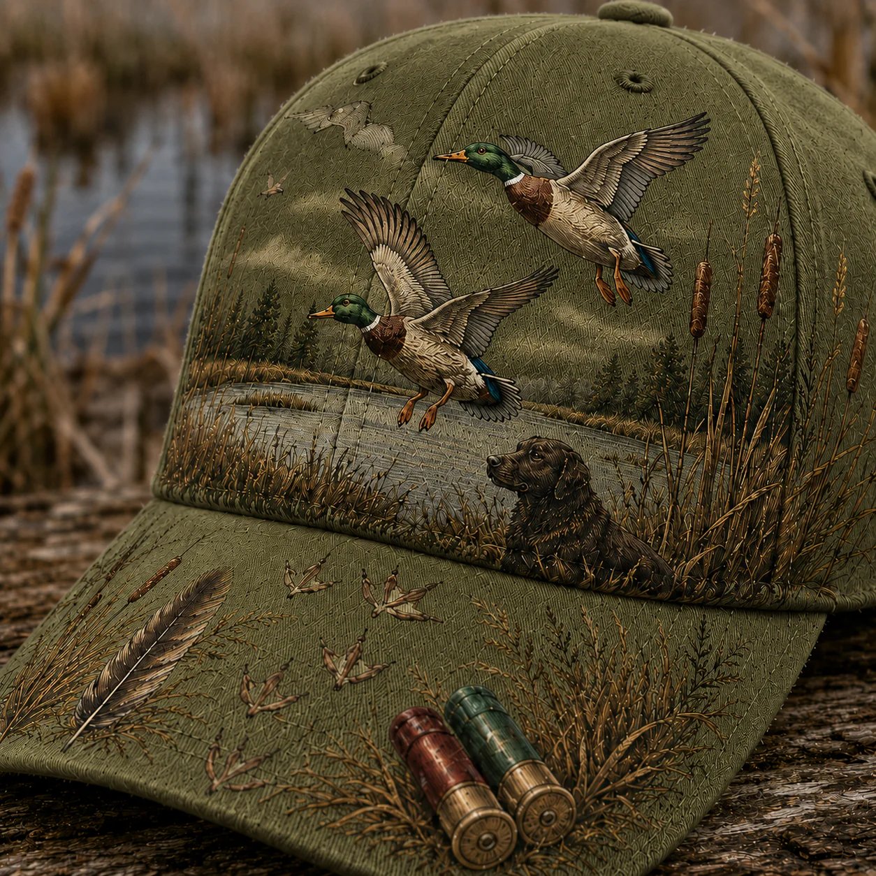 💥SPECIAL OFFER 50% OFF -🦆 WILD & READY HAT FOR DUCK HUNTING - 100% COTTON