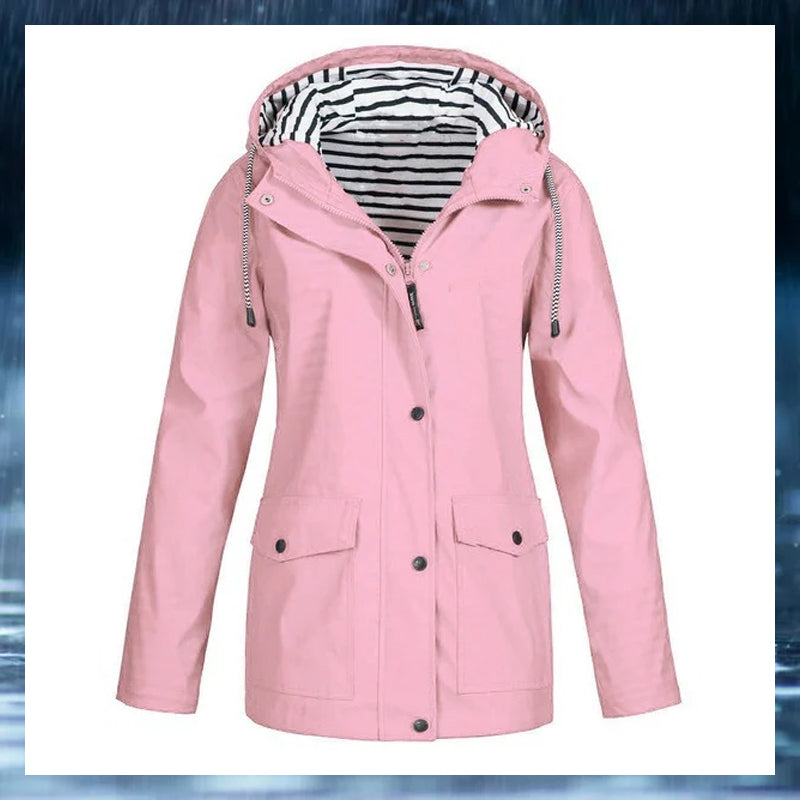 Vattentät och vindtät jacka