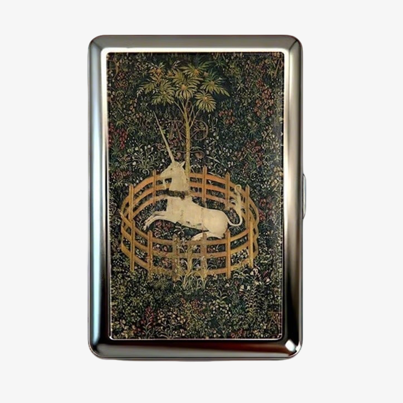 🎨 Vintage Art-korthållare – Bär konsten i fickan