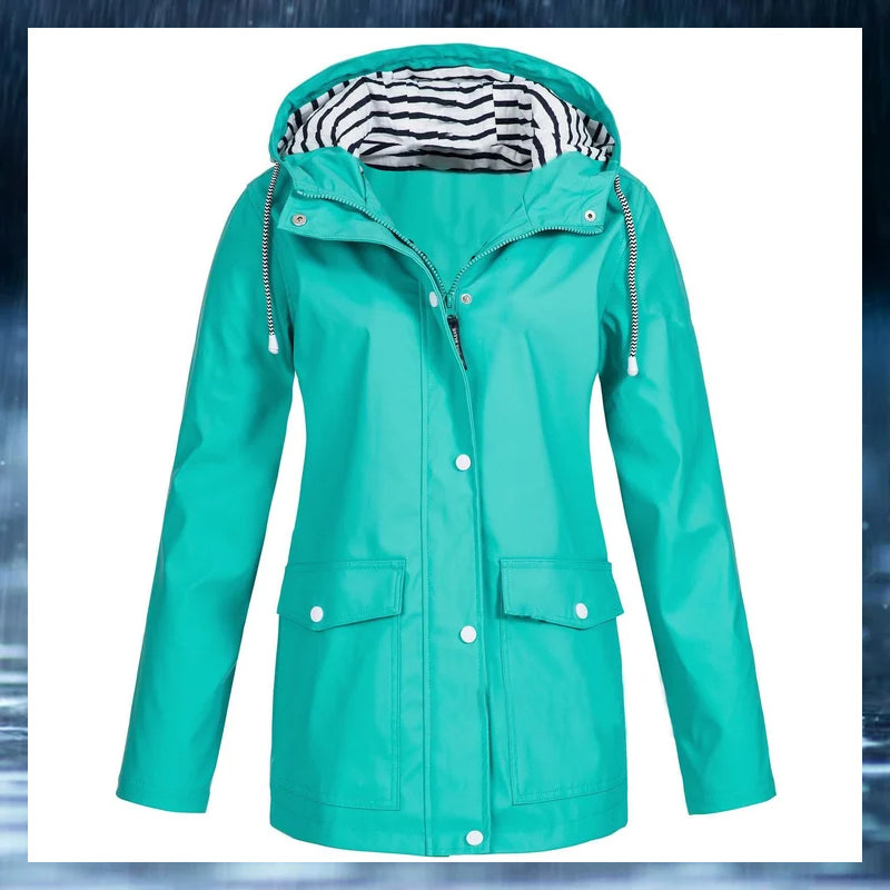 Vattentät och vindtät jacka