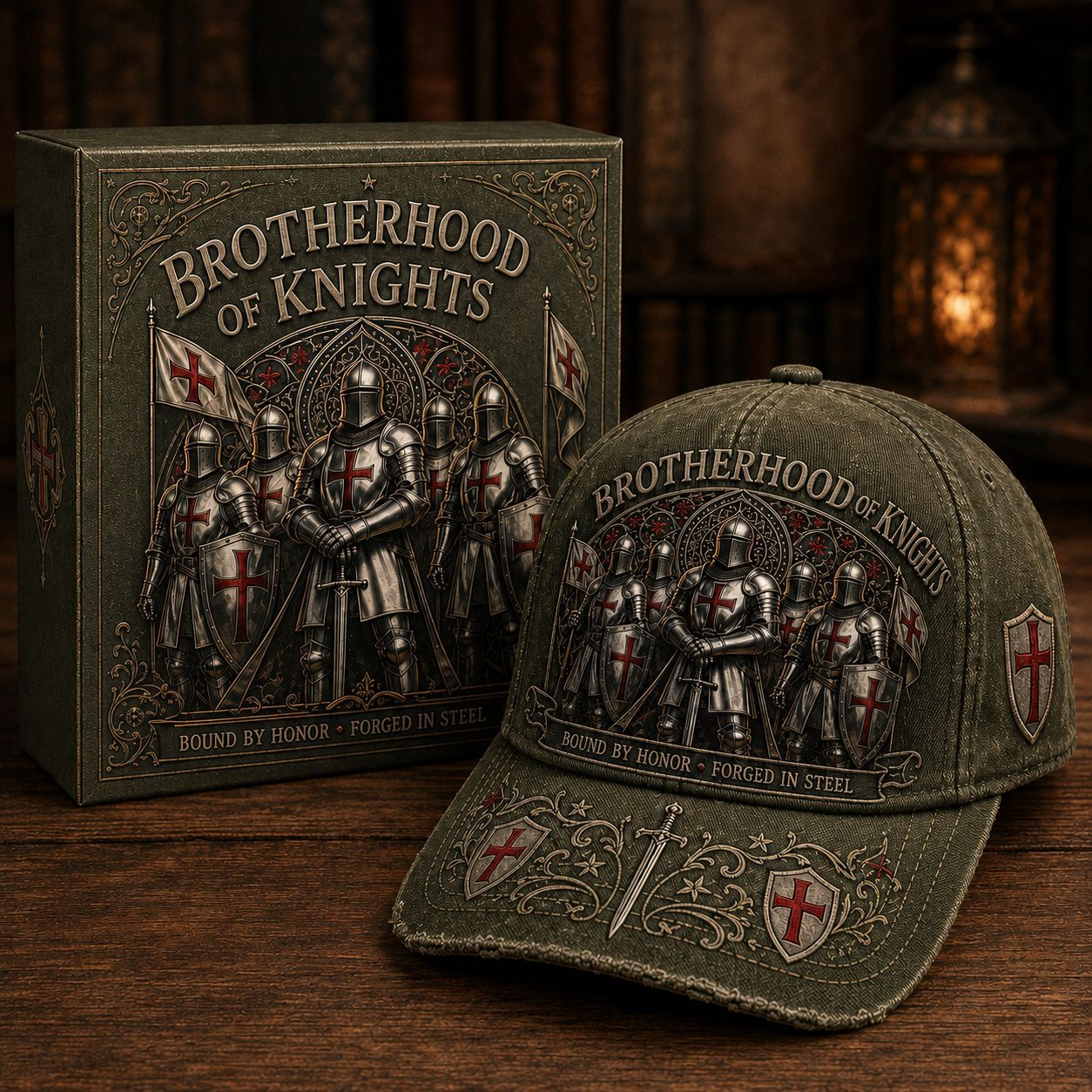 ⚔️Templar cap - Bound by honour, forged in steel 🛡️
